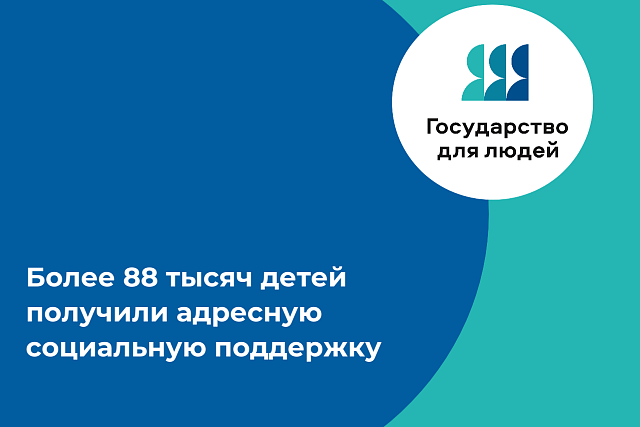 В 2024 году в Пензенской области более 88 тысяч детей получили адресную социальную поддержку